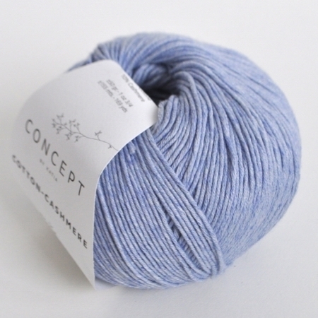 Пряжа для вязания и рукоделия Cotton-Cashmere (Katia) цвет 58, 155 м