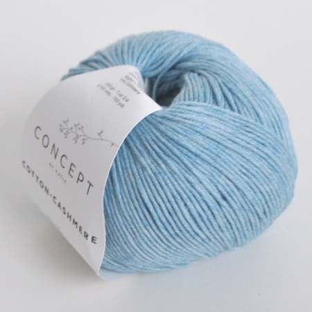 Пряжа для вязания и рукоделия Cotton-Cashmere (Katia) цвет 57, 155 м