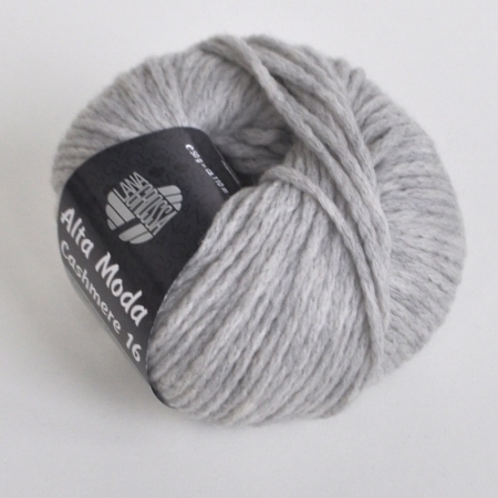 Пряжа для вязания и рукоделия Alta Moda Cashmere 16 (Lana Grossa) цвет 01, 110 м