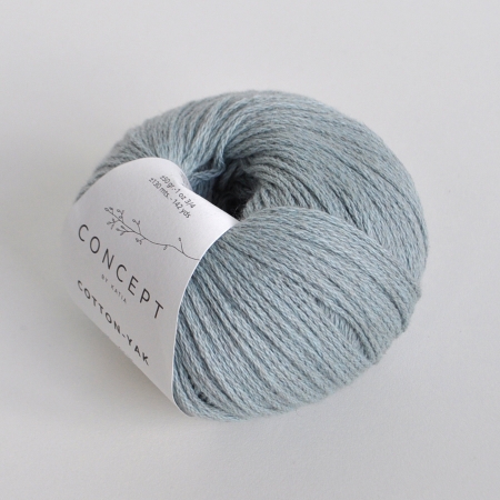 Пряжа для вязания и рукоделия Cotton - Yak (Katia) цвет 110, 130 м