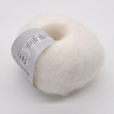 Пряжа для вязания и рукоделия Passione (Lang Yarns) цвет 0001, 132 м