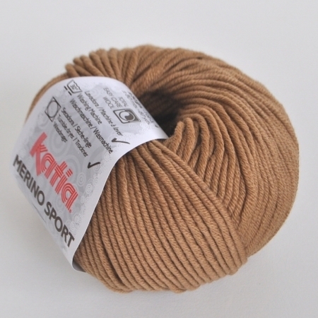 Пряжа для вязания и рукоделия Merino Sport (Katia) цвет 32, 80 м