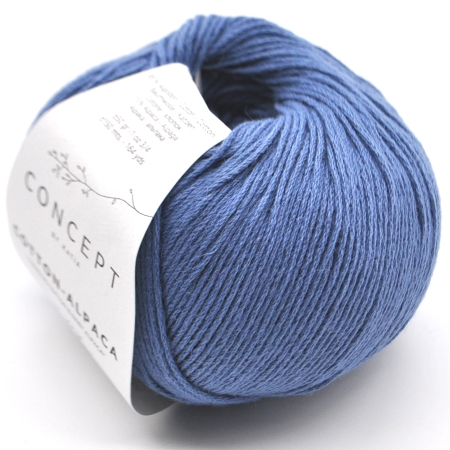 Пряжа для вязания и рукоделия Cotton-Alpaca (Katia) цвет 93, 150 м