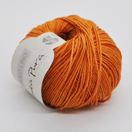 Пряжа для вязания и рукоделия Solo Lino (Lana Grossa) цвет 25, 120 м