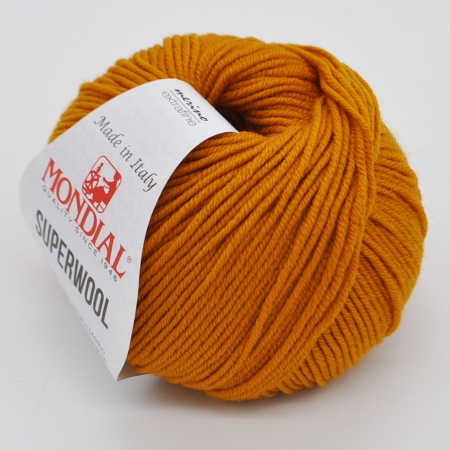 Пряжа для вязания и рукоделия Superwool (Mondial) цвет 0338, 125 м