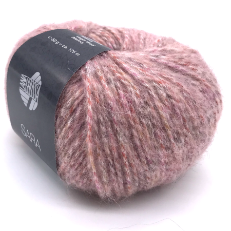 Пряжа для вязания и рукоделия Sara (Lana Grossa) цвет 002, 125 м