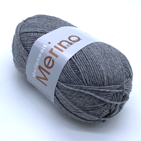 Пряжа для вязания и рукоделия Meilenweit Merino Extrafine (Lana Grossa) цвет 2404, 420 м