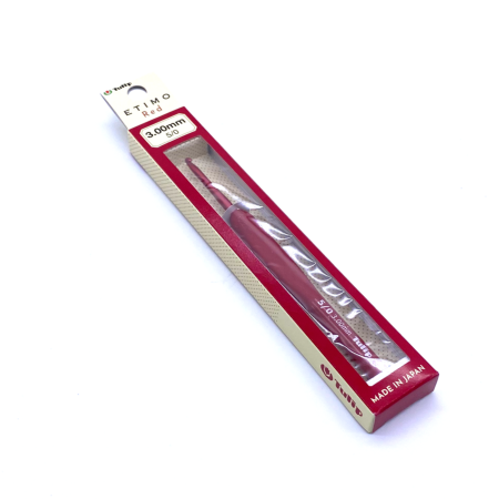  Крючок с ручкой Etimo Red, 3 мм (красный)