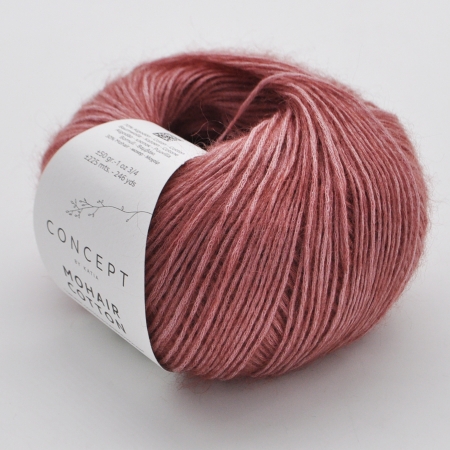Пряжа для вязания и рукоделия Mohair Cotton (Katia) цвет 75, 225 м