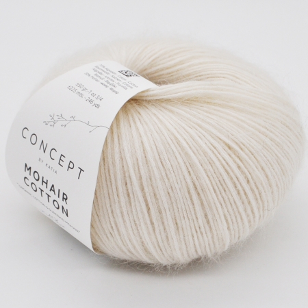 Пряжа для вязания и рукоделия Mohair Cotton (Katia) цвет 70, 225 м