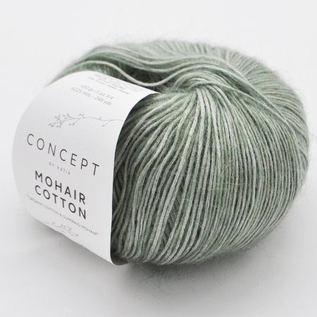 Пряжа для вязания и рукоделия Mohair Cotton (Katia) цвет 72, 225 м
