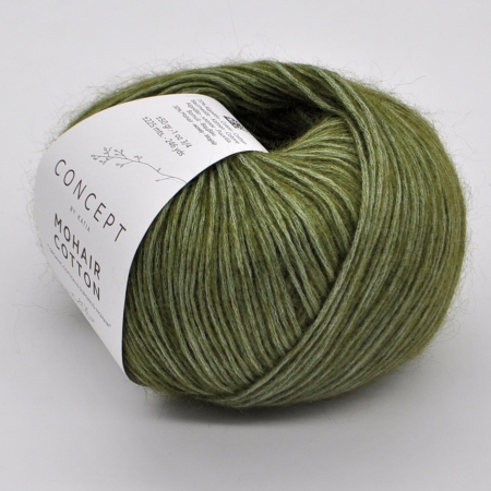 Пряжа для вязания и рукоделия Mohair Cotton (Katia) цвет 78, 225 м