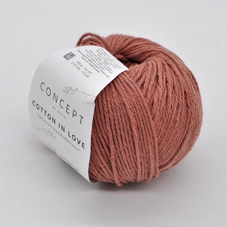 Пряжа для вязания и рукоделия Cotton in Love (Katia) цвет 56, 115 м