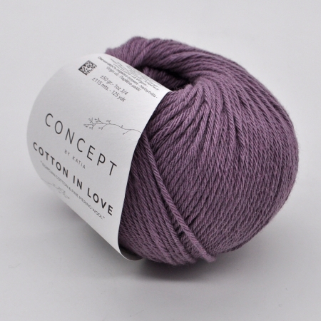 Пряжа для вязания и рукоделия Cotton in Love (Katia) цвет 54, 115 м