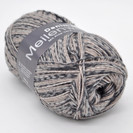 Пряжа для вязания и рукоделия Meilenweit 100 Denim Mix (Lana Grossa) цвет 7813, 420 м