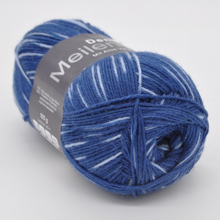 Пряжа для вязания и рукоделия Meilenweit 100 Denim Mix (Lana Grossa) цвет 7817, 420 м
