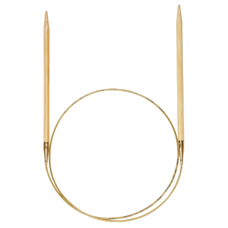  Бамбуковые спицы для кругового вязания 555-7, 100 см / 6 мм (Addi)