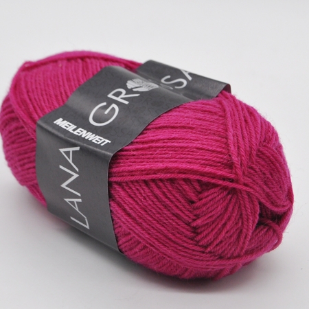 Пряжа для вязания и рукоделия Meilenweit Merino 50 (Lana Grossa) цвет 1313, 210 м
