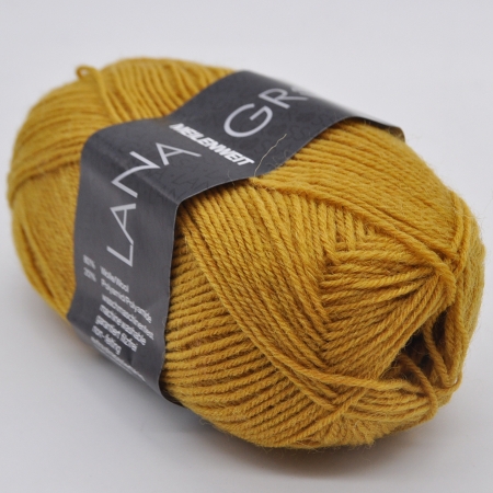 Пряжа для вязания и рукоделия Meilenweit Merino 50 (Lana Grossa) цвет 1390, 210 м