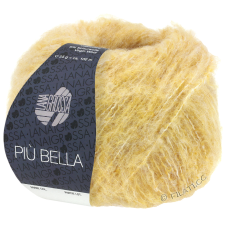 Пряжа для вязания и рукоделия Piu Bella (Lana Grossa) цвет 010, 100 м
