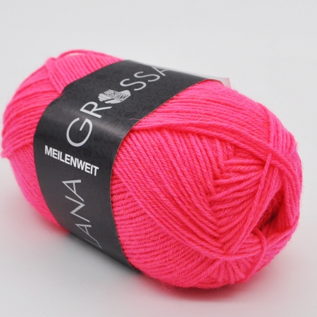 Пряжа для вязания и рукоделия Meilenweit 50 Neon (Lana Grossa) цвет 1397, 210 м