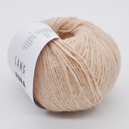 Пряжа для вязания и рукоделия Aura (Lang Yarns) цвет 030, 135 м