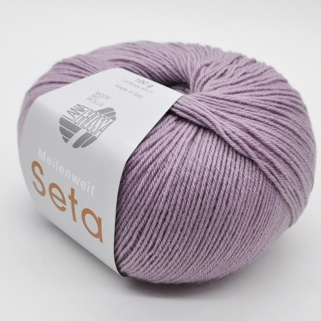 Пряжа для вязания и рукоделия Meilenweit 100 Seta (Lana Grossa) цвет 25, 400 м