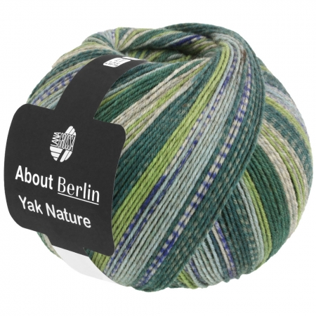Пряжа для вязания и рукоделия About Berlin Yak Nature (Lana Grossa) цвет 673, 420 м