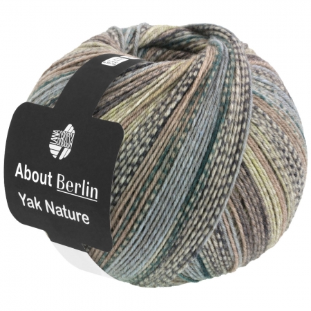 Пряжа для вязания и рукоделия About Berlin Yak Nature (Lana Grossa) цвет 678, 420 м