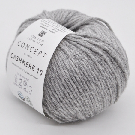 Пряжа для вязания и рукоделия Cashmere 10 (Katia) цвет 71, 120 м