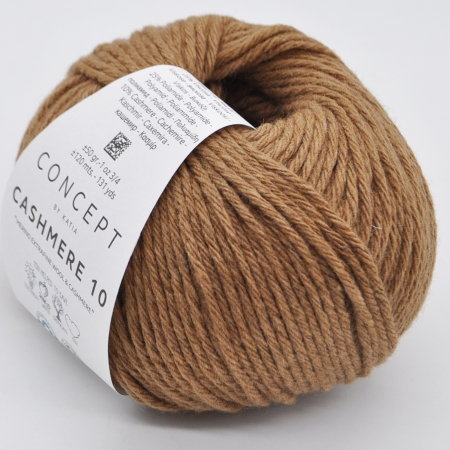 Пряжа для вязания и рукоделия Cashmere 10 (Katia) цвет 80, 120 м