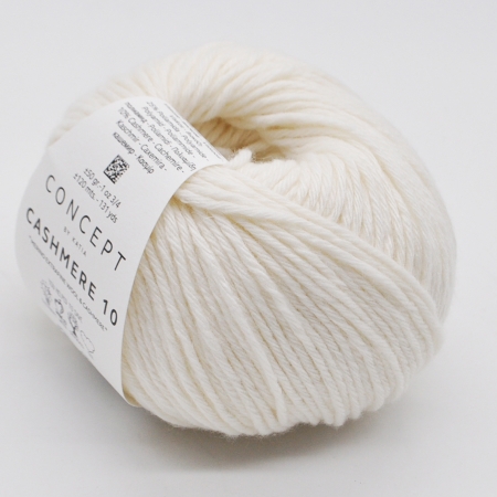 Пряжа для вязания и рукоделия Cashmere 10 (Katia) цвет 70, 120 м