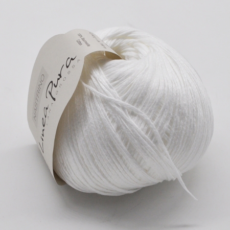 Пряжа для вязания и рукоделияLana Grossa Nastrino (Lana Grossa) цвет 001, 190 м