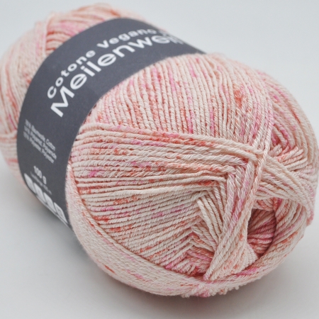 Пряжа для вязания и рукоделия Meilenweit 100 Cotton Vegano Risotto (Lana Grossa) цвет 1504, 420 м