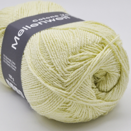 Пряжа для вязания и рукоделия Meilenweit 100 Cotton Vegano (Lana Grossa) цвет 01, 420 м