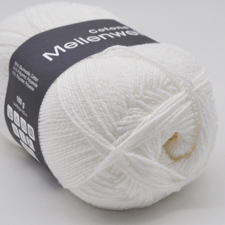 Пряжа для вязания и рукоделия Meilenweit 100 Cotton Vegano (Lana Grossa) цвет 016, 420 м