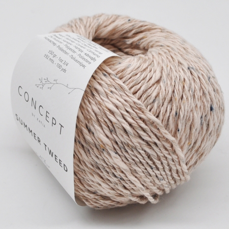 Пряжа для вязания и рукоделия Summer Tweed (Katia) цвет 65, 92 м