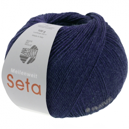 Пряжа для вязания и рукоделия Meilenweit 100 Seta (Lana Grossa) цвет 40, 400 м