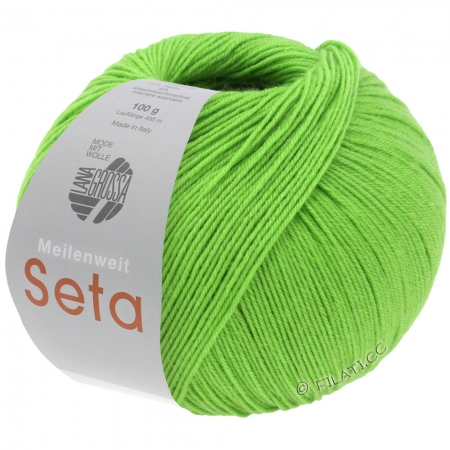 Пряжа для вязания и рукоделия Meilenweit 100 Seta (Lana Grossa) цвет 42, 400 м