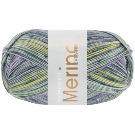 Пряжа для вязания и рукоделия Lana Grossa Meilenweit Merino Extrafine Luna (Lana Grossa) цвет 4114, 420 м