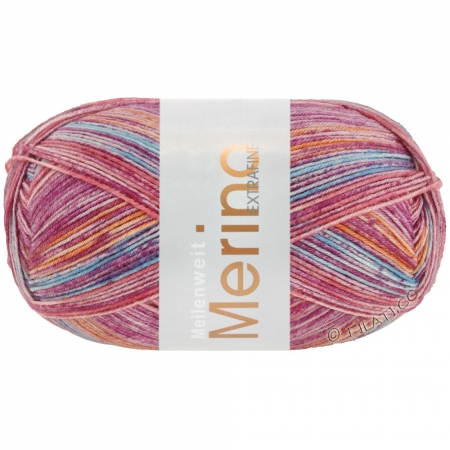 Пряжа для вязания и рукоделия Lana Grossa Meilenweit Merino Extrafine Luna (Lana Grossa) цвет 4115, 420 м