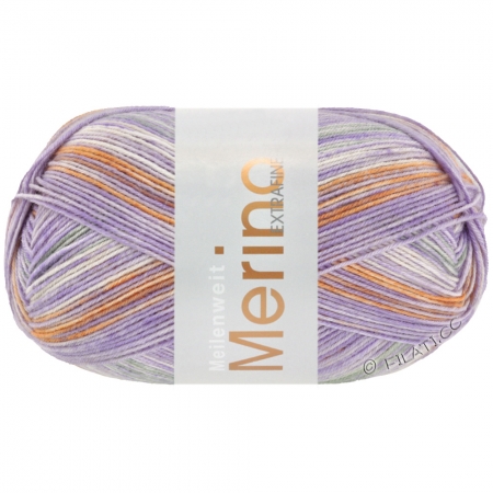 Пряжа для вязания и рукоделия Lana Grossa Meilenweit Merino Extrafine Luna (Lana Grossa) цвет 4116, 420 м