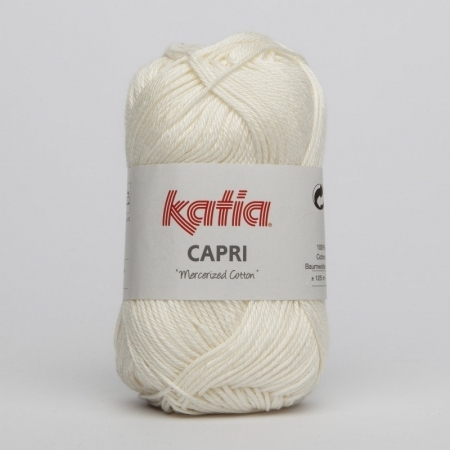 Пряжа для вязания и рукоделия Capri (Katia) цвет 051, 125 м