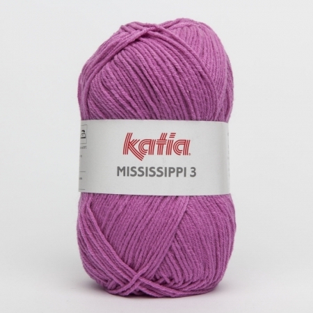 Пряжа для вязания и рукоделия Mississippi 3 (Katia) цвет 803, 210 м