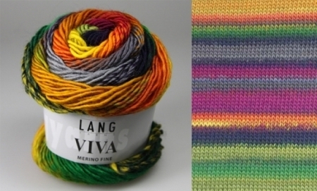 Пряжа для вязания и рукоделия Viva (Lang Yarns) цвет 0053, 105 м