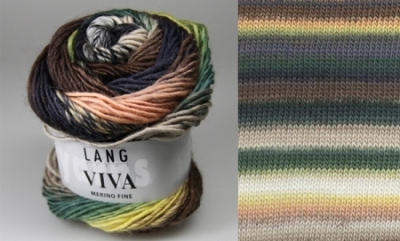 Пряжа для вязания и рукоделия Viva (Lang Yarns) цвет 0067, 105 м