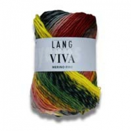 Пряжа для вязания и рукоделия Viva (Lang Yarns) цвет 0016, 105 м