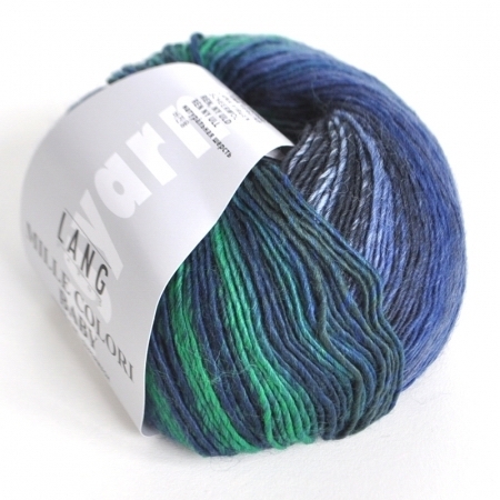 Пряжа для вязания и рукоделия Mille Colori Baby (Lang Yarns) цвет 0033, 190 м