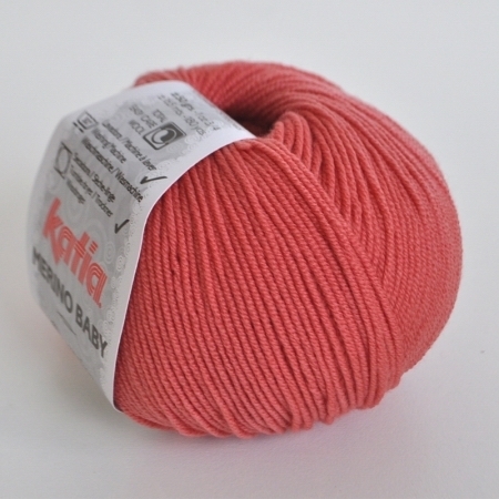 Пряжа для вязания и рукоделия Merino Baby (Katia) цвет 77, 165 м