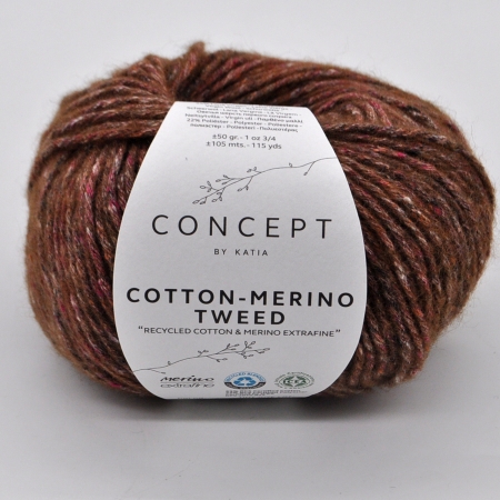 Пряжа для вязания и рукоделия Cotton Merino Tweed (Katia)